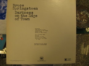 Springsteen Darkness Picture Disc Album
